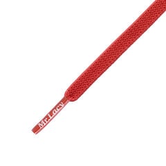 Mr.Lacy Flexies plakanas gumijas šņores, sarkanas, 90 cm cena un informācija | Līdzekļi apģērbu un apavu kopšanai | 220.lv