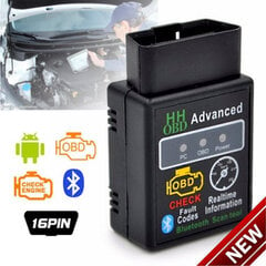 Автомобильный диагностический интерфейс EML327 OBD Bluetooth DTC Reader, прямое сканирование данных цена и информация | Авто принадлежности | 220.lv