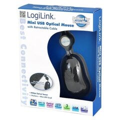 LogiLink ID0016, черный цена и информация | Мыши | 220.lv