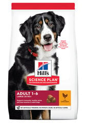 Корм для собак Hill's Science Plan Adult Large Breed с курицей, 18 кг цена и информация | Сухой корм для собак | 220.lv