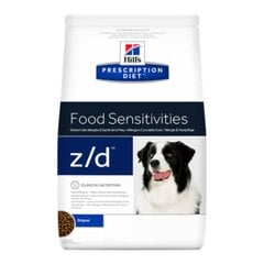 Prescription Diet™ z/d™ Canine sausā barība suņiem, 10 kg cena un informācija | Sausā barība suņiem | 220.lv