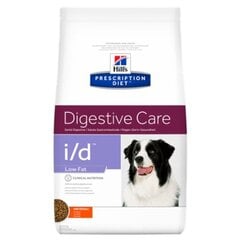 Hill's Prescription Diet i/d Canine Low Fat sausā barība suņiem, 1,5 kg cena un informācija | Sausā barība suņiem | 220.lv