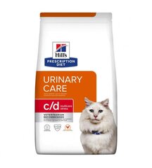 Корм для Hill's PRESCRIPTION DIET c/d Urinary Stress кошек с курицей, 3 кг цена и информация | Сухой корм для кошек | 220.lv