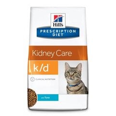 Корм для кошек Hill's Prescription Diet Feline k/d с тунцом, 1,5 кг цена и информация | Сухой корм для кошек | 220.lv