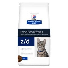 Hill's Prescription Diet z/d sausā kaķu barība, 1,5 kg cena un informācija | Sausā barība kaķiem | 220.lv