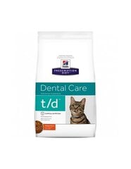 Сухой корм Hill's Prescription Diet Feline t/d для кошек, 3 кг цена и информация | Сухой корм для кошек | 220.lv