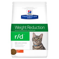 Сухой корм для кошек Hill's Prescription Diet r/d, 5 кг цена и информация | Сухой корм для кошек | 220.lv