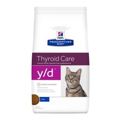 Сухой корм для кошек Hill's Prescription Diet Feline y/d, 1.5 кг цена и информация | Сухой корм для кошек | 220.lv