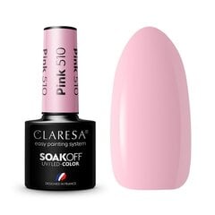 Стойкий гибридный лак для ногтей Claresa Pink 510, 5 г цена и информация | Лаки для ногтей, укрепители | 220.lv