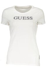 Футболка женская Guess Jeans, белая цена и информация | Женские футболки | 220.lv