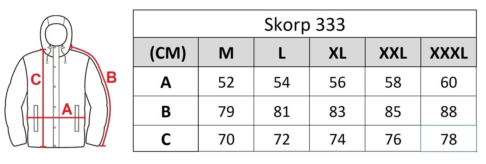 Virsjaka vīriešiem Skorp 333 cena un informācija | Vīriešu virsjakas | 220.lv