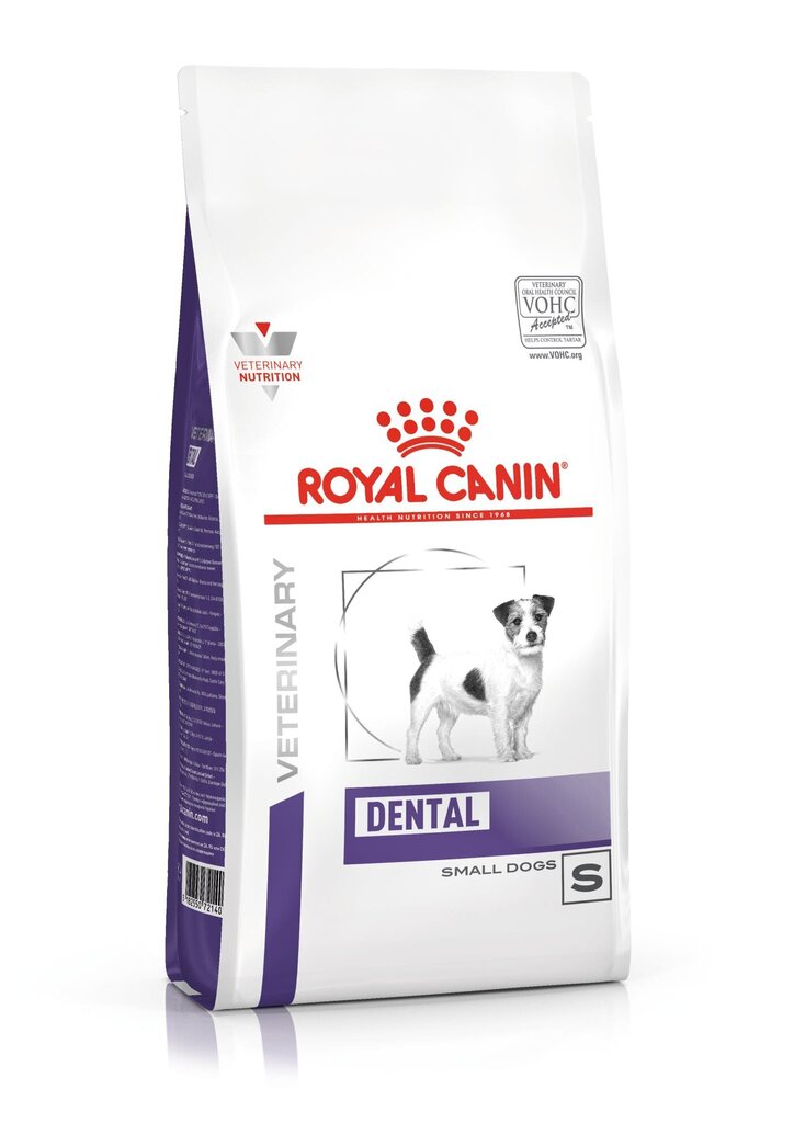 Royal Canin suņiem ar zobu/mutes higiēnas problēmām Dental Small Dog, 1,5 kg cena un informācija | Sausā barība suņiem | 220.lv