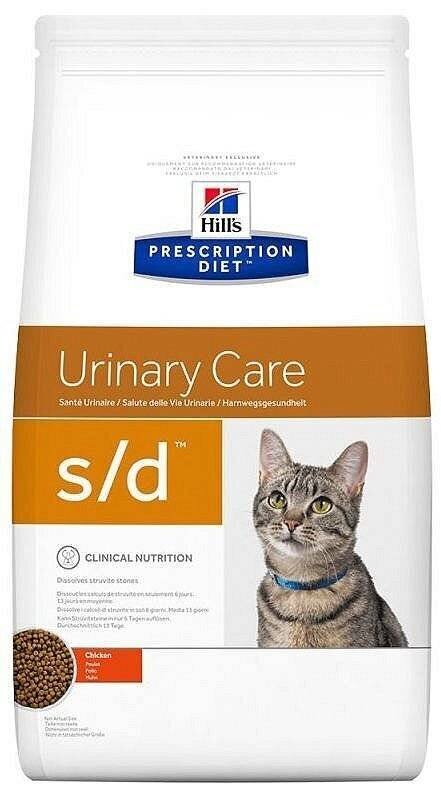 Hill's PD Feline s/d sausā barība kaķiem, 3 kg cena un informācija | Sausā barība kaķiem | 220.lv