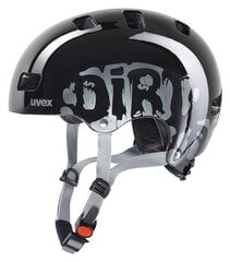 Детский велосипедный шлем Uvex Kid 3, размер 55-58 см, черный цена и информация | Шлемы | 220.lv