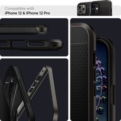 Spigen ACS01711, piemērots iPhone 12/12 Pro, pelēks цена и информация | Чехлы для телефонов | 220.lv