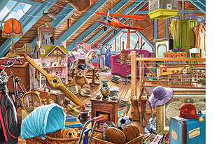 Головоломка Castorland The Cluttered Attic 500 деталей цена и информация | Пазлы | 220.lv