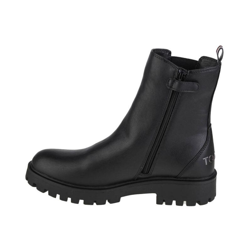 Zābaki meitenēm Tommy Hilfiger Chelsea Boot W T3A5-31198-0289999, melns cena un informācija | Bērnu zābaki | 220.lv