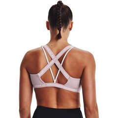 Женский спортивный бюстгальтер Under Armor Crossback Low W 1361 033 667, розовый цена и информация | Бюстгальтеры | 220.lv