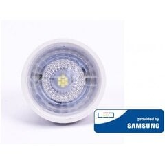 6.5Вт светодиодный свет V-TAC GU5.3, MR16, с объективом, 110 °, 3000K, светодиодный чип Samsung цена и информация | Лампочки | 220.lv