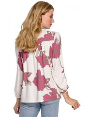 Блузка K099 с пышными рукавами, модель 2 цена и информация | Женские блузки, рубашки | 220.lv