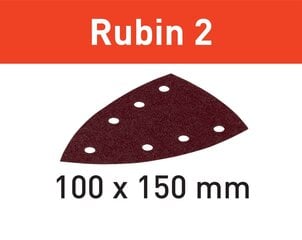 Slīppapīrs Rubin 2 499137 STF DELTA/7 P120 RU2/50 Festool cena un informācija | Slīpmašīnas | 220.lv