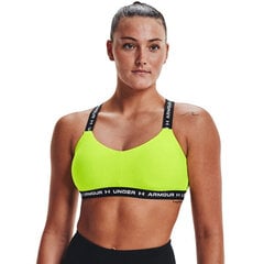 Sieviešu sporta krūšturis Under Armour Crossback Low W Sports Bra 361033 731, dzeltens cena un informācija | Sporta apģērbs sievietēm | 220.lv