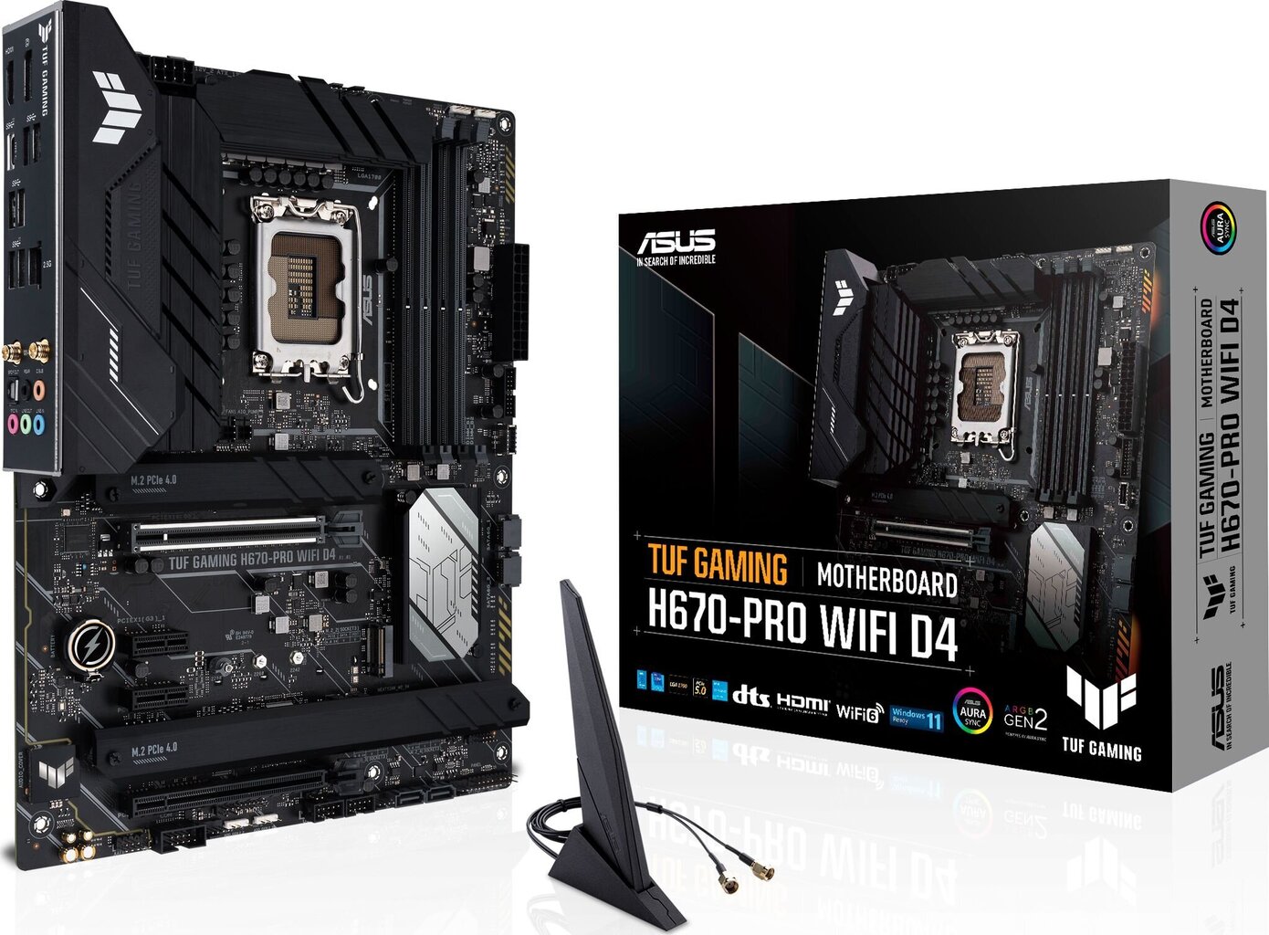 Asus Tuf Gaming H670-Pro Wifi D4 cena un informācija | Mātesplates | 220.lv