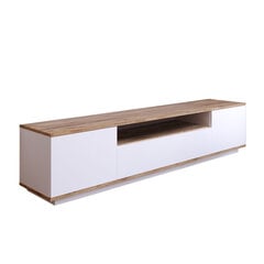 ТВ столик Kalune Design FR7, коричневый/белый цена и информация | Тумбы под телевизор | 220.lv