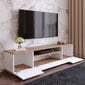 TV galdiņš Kalune Design FR7, brūns/balts цена и информация | TV galdiņi | 220.lv