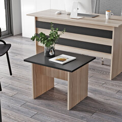 Кофейный столик Kalune Design, черный/дуб цена и информация | Журнальные столики | 220.lv