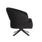 Krēsls Kalune Design Kobalt Bergere, melns cena un informācija | Atpūtas krēsli | 220.lv