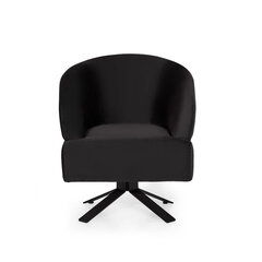 Krēsls Kalune Design Kobalt Bergere, melns цена и информация | Кресла в гостиную | 220.lv