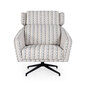 Krēsls Kalune Design Slate, balts/daudzkrāsains cena un informācija | Atpūtas krēsli | 220.lv