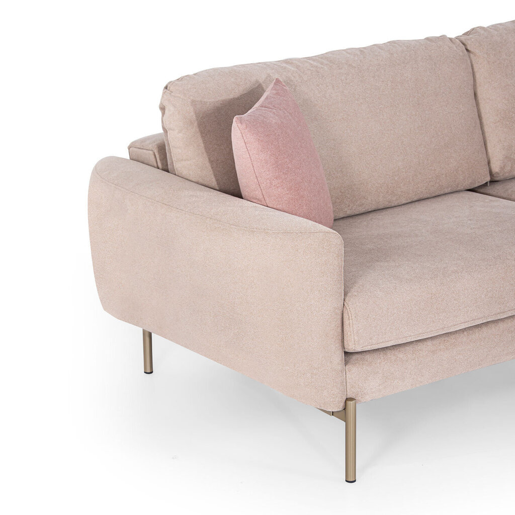 Trīsvietīgs dīvāns Kalune Design Mint, rozā cena un informācija | Dīvāni | 220.lv