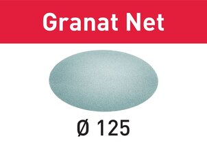 Шлифовальный материал на сетчатой основе Festool STF D125 P150 GR NET/50 Granat Net 203297 цена и информация | Шлифовальные машины | 220.lv