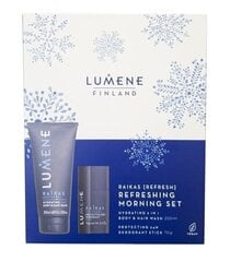 Набор Lumene Raikas Refreshing Morning: гель для душа, 200 мл+дезодорант-карандаш, 70 г цена и информация | Масла, гели для душа | 220.lv