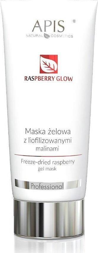 Gela maska ar liofilizētām avenēm Apis, 200ml цена и информация | Sejas maskas, acu maskas | 220.lv