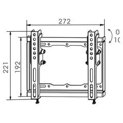 TM Electron S6501883 17-42” цена и информация | Кронштейны и крепления для телевизоров | 220.lv