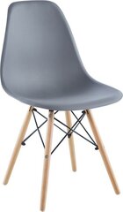 Набор из 4-х обеденных стульев Saska Garden Matera, серый цена и информация | Стулья для кухни и столовой | 220.lv