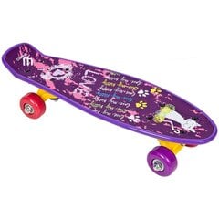 Пластиковый скейтборд Enero Mini Love Kitty. цена и информация | Скейтборды | 220.lv
