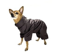 Комбинезон-дождевик, коричневый цена и информация | Одежда для собак | 220.lv
