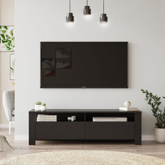TV galdiņš Kalune Design LC1, melns cena un informācija | TV galdiņi | 220.lv