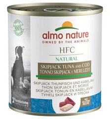 Almo Nature HFC Natural, для собак, тунца и трески, 0,290 цена и информация | Консервы для собак | 220.lv