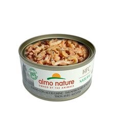 Almo Nature HFC Natural, kaķiem ,tuncis ar mailītēm, 70g. cena un informācija | Konservi kaķiem | 220.lv