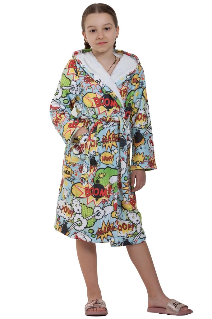 Bērnu kokvilna halāts - Bum-Bum цена и информация | Zēnu pidžamas, halāti | 220.lv