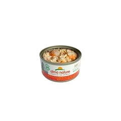 Almo Nature HFC Natural, kaķiem, vista un garneles, 70g. cena un informācija | Konservi kaķiem | 220.lv