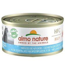 Almo Nature HFC Jelly, kaķiem, jūras velšu kokteilis želejā, 70g. cena un informācija | Konservi kaķiem | 220.lv