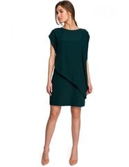 S262 Многослойное платье - зеленый цена и информация | Платья | 220.lv