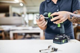 Аккумуляторная ударная дрель-шуруповёрт Festool, TPC 18/4 I-Basic QUADRIVE, 575604 цена и информация | Шуруповерты, дрели | 220.lv