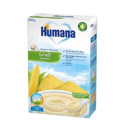Humana Kukurūzas mannā piena putra, 200 g cena un informācija | Putras | 220.lv